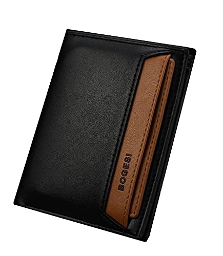 TOKSHOP Carteira Masculina Horizontal e Vertical de Couro Sintético