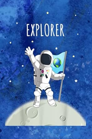 To Do List Notebook | Kids Astronaut Space Explorer Moon Space | Amazon ...