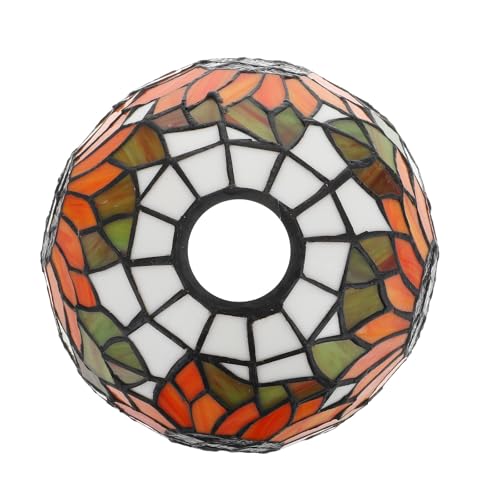 Abat-jour chic orange facile à retirer pour protéger l'ampoule et embellir le plafond