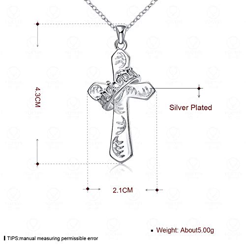 Collier pendentif croix bijoux en argent cadeau idéal anniversaire - 3