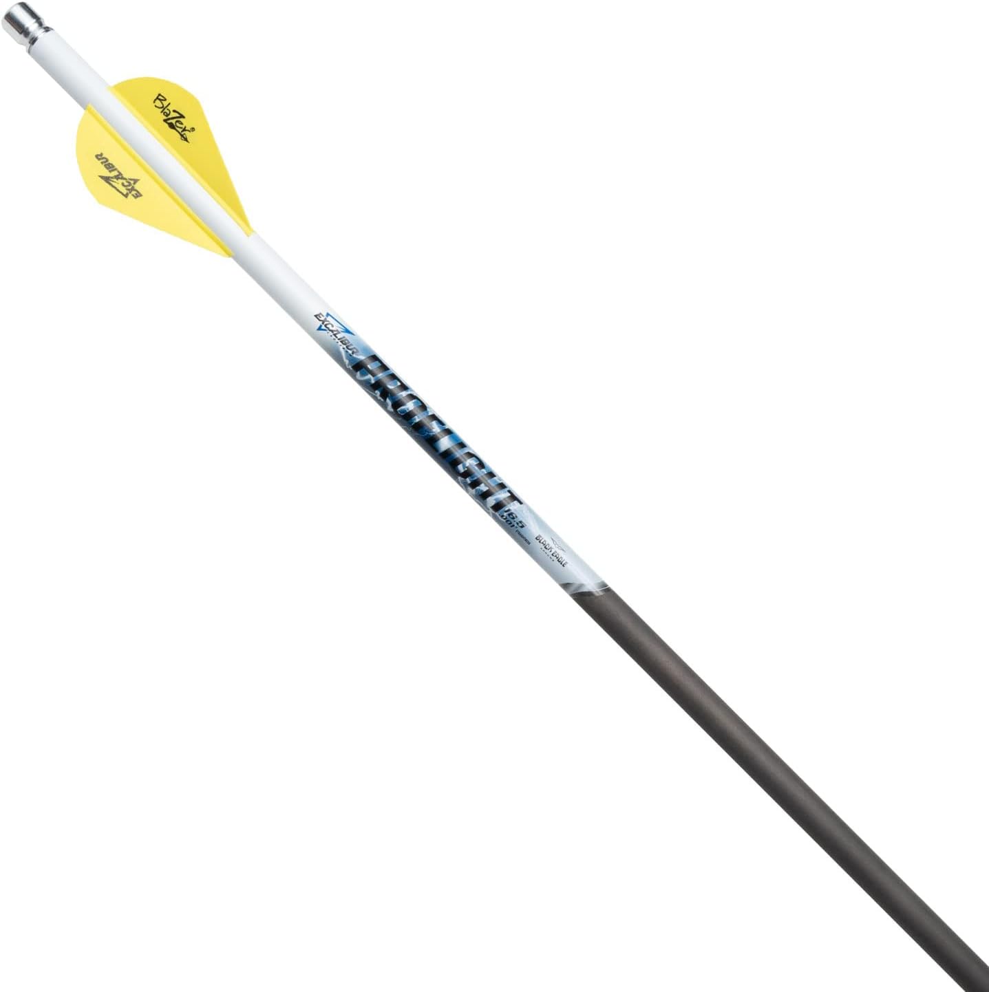 Excalibur ProFlight Archery Hunting Durable Accurate Versatile 2" Blazer Vane Crossbow Carbon Arrows with Rhino Nocks - 6 Pack