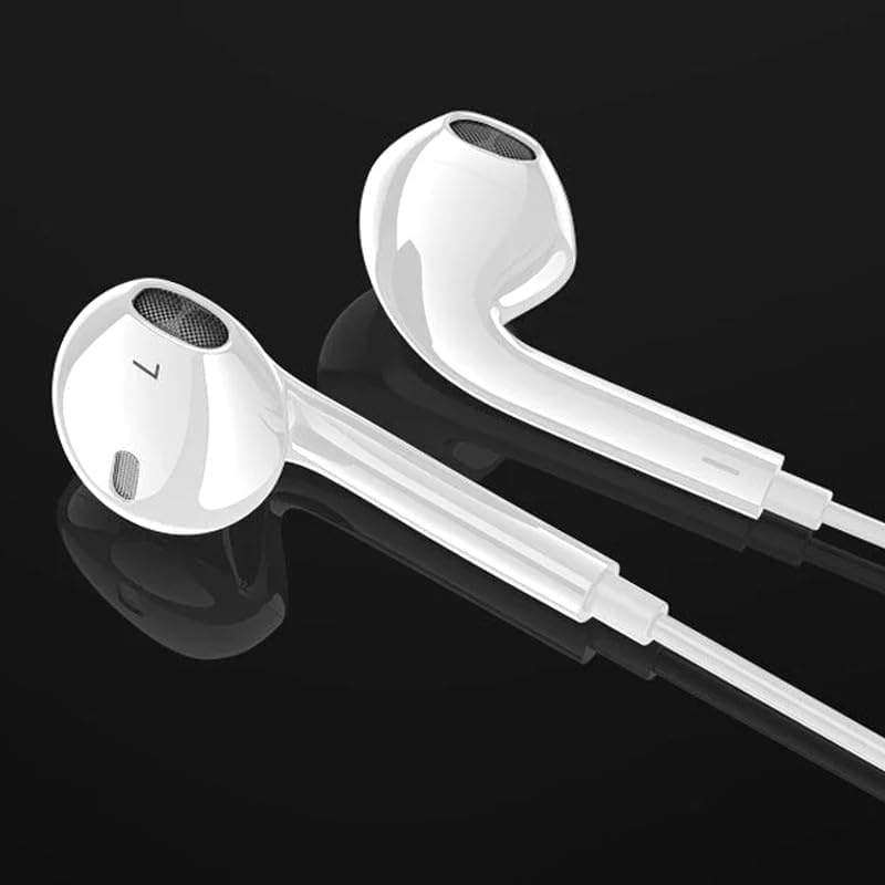 Alam Original USB C Headphones Wired Type-C in Ear Earbuds Only ForI-Phone 15/15 Plus/15 Pero/15 Pero Max Wired Earphones Noise Isolation Deep Bass Stereo Sound Headset with Mic Headphones for Ipad1 2