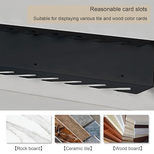 Estante de almacenamiento de azulejos metálico y robusto para porcelana 6