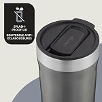 Contigo Streeterville Stainless Steel Travel Mug with Splash-Proof Lid, Vacuum-Insulated Tumbler for Coffee and Tea with Grip Base to Prevent Slipping, Sake, 16 oz (473 mL)