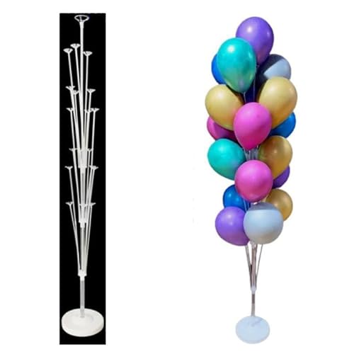 kit2 Suporte Balão Base Bexiga 1,68m Armação Decoração Festa