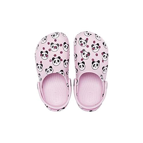Image of Crocs Kids' Classic Panda Print Clogs