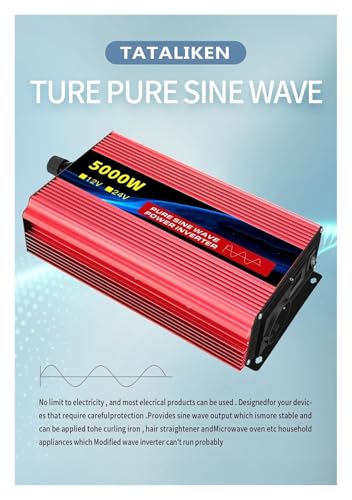 Convertisseur sinusoïdal pur 12V 220V pour l'autonomie en van