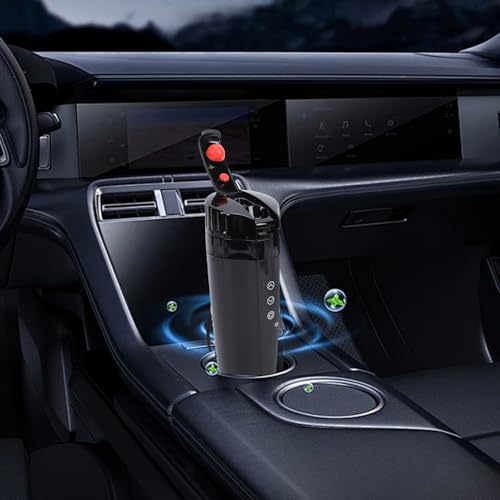 Tetera eléctrica para auto 400 ml con pantalla LED miniatura 3