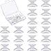 Frienda 10 Paia 1.8 mm Naselli per Occhiali da Vista Cuscinetti Anti-Scivolo Adesivo Morbido Silicone Occhiali Naso Fermaocchiali per Occhiali da Vista Occhiali da Sole Occhiali (Trasparente)