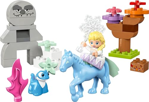 DUPLO Disney Elsa e Bruni nella Foresta Incantata - Gioco Didattico di Frozen 2 per Bambini e Bambine da 2 Anni - con 4 Personaggi tra cui la Mini Bambola di Elsa - Regalo di Compleanno - 10418 - Lego - Immagine 7