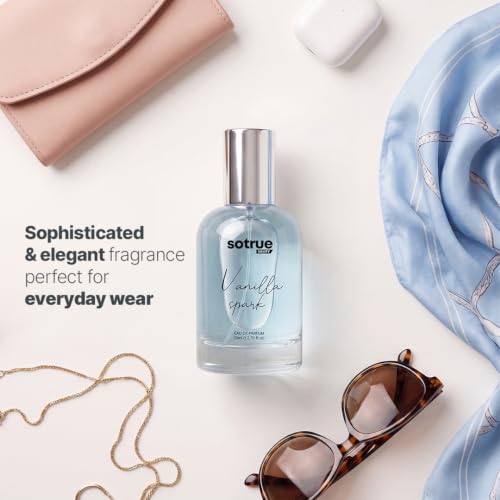 Image of Sotrue Vanilla Spark Perfume for Women | Long Lasting | Gift for Women | Premium Fragrance | EDP | 50ml
