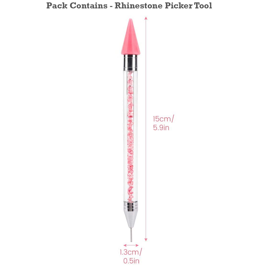 D.B.Z. ® Rhinestone Picker Tool, Dual-Ended Diamond Painting Wax Pencil Gems Crystals Picker Pen Nail Art DIY Decoration Tool 3