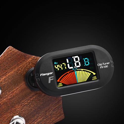 KOCAN Accordeur de guitare à clipser pour guitare chromatique basse, violon, ukulélé, écran d’affichage LCD couleur, accordeur de guitare portable avec clip rotatif pliable, fonction d’arrêt automatiq - Les Beatles, Paul McCartney, John Lennon, RIngo Starr, George Harrison KOCAN Accordeur de guitare à clipser pour guitare chromatique basse, violon, ukulélé, écran d'affichage LCD couleur, accordeur de guitare portable avec clip rotatif pliable, fonction d'arrêt automatiq – Image 5
