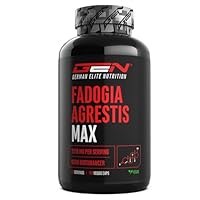 Fadogia Agrestis Max - 180 Kapseln - Extra hochdosiert mit 1510 mg pro Tagesportion - Mit Bioenhancer - Ohne unerwünschte Zusätze - Vegan