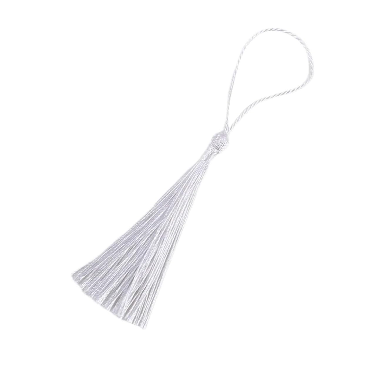 Mini Tassels for Crafts 50Pcs 13cm Hanging Rope Silk Tassel Fringe For Jewelry Making DIY Key Chain Earring Hooks Pendant Decoration Tassels(27)