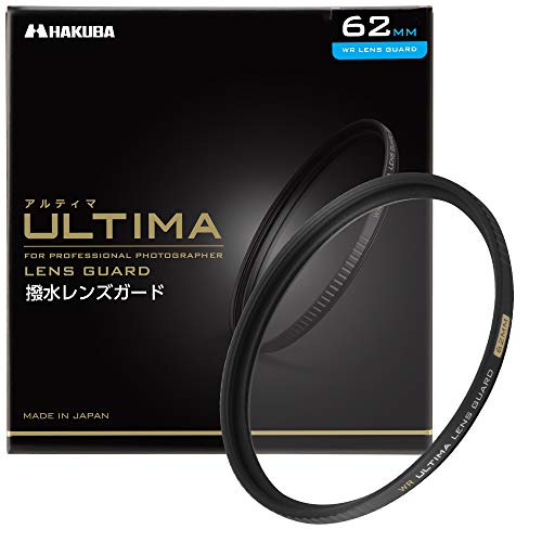 HAKUBA 62mm レンズフィルター ULTIMA WR 透過率99.5%+ワイドバンド超低反射 撥水防汚 薄枠 日本製 レンズ保護用 AMZCF-WRUTLG62 月食 紅葉
