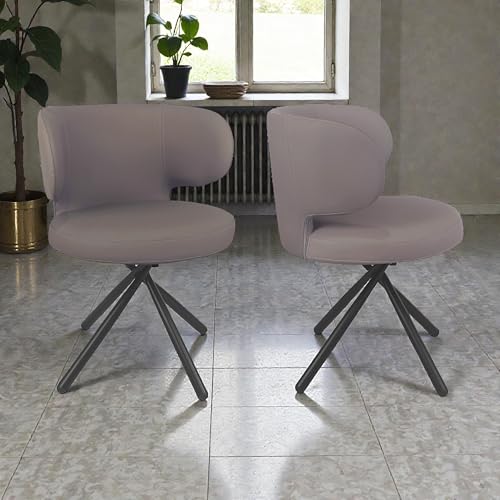 Image of The Attic Elite Modern 6 Seater Dining Set,Light Grey,Black, Rose Gold & Cream,160Cms