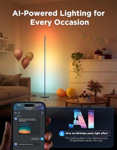 Image of Govee RGBIC Floor Lamp Basic, 1000lm LED Corner Lamp