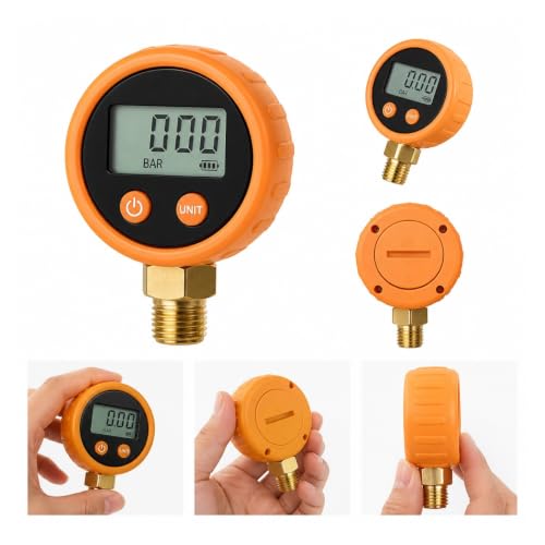Medidor de presión digital ME260P con sensor industrial LCD 4-20mA 5