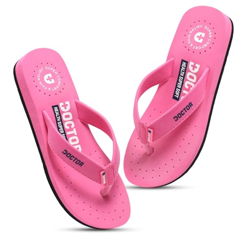 Image of DOCTOR HEALTH SUPER SOFT Women's Orthopedic Sandals And Slippers | Lightweight Anti-Skid Comfort Slides for Heel Pain Relief | Soft Cushion Sole Footwear for Everyday Use
