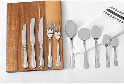 Olympia Bead Table Fork 199mm 18/0 Stainless Steel Cutlery Kitchen 12pc