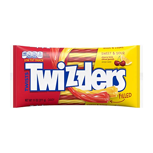 TWIZZLERS Gefüllte Twists süße und saure Geschmacksrichtungen
