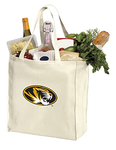 Best Grocery Stores In Missouri - Top 5 Picks & Review 5 Reusable University of Missouri Grocery Bags or Mizzou Shopping Bags NATURAL COTTON
