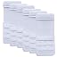 6 Pcs White, 3 Hook 1/2 Inch(1.3cm)