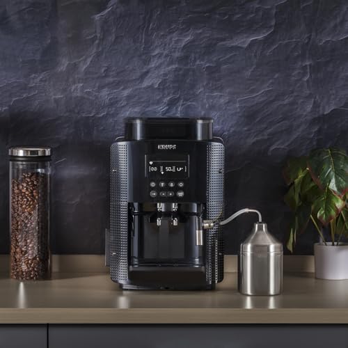 Krups Roma Kaffeevollautomat mit langlebiger Metall-Brühgruppe, Espresso, Cappuccino & Kaffee auf Knopfdruck, 1,7 l Tank… – Ansicht 7