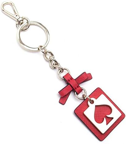 Amazon Co Jp ケイトスペード キーホルダー アウトレット キーリング Woru0087 611 Kate Spade Cut Out Spade レッド シューズ バッグ