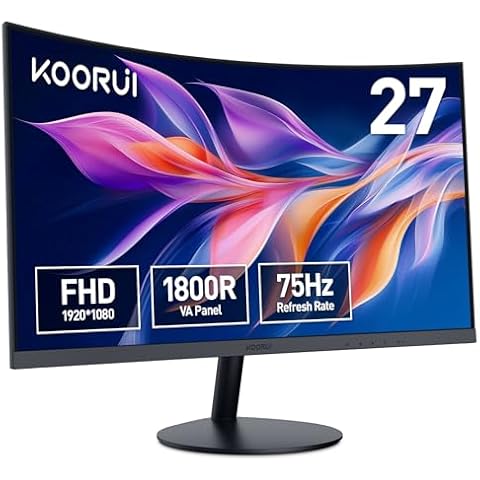 KOORUI Écran PC Incurvé 27 Pouces Cover