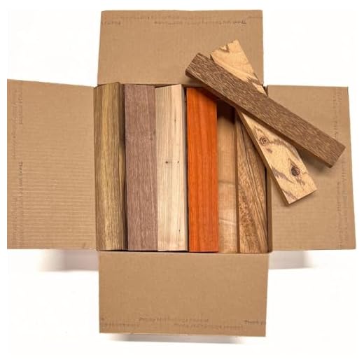 Mixed Exotic Hardwood Cutoff Box