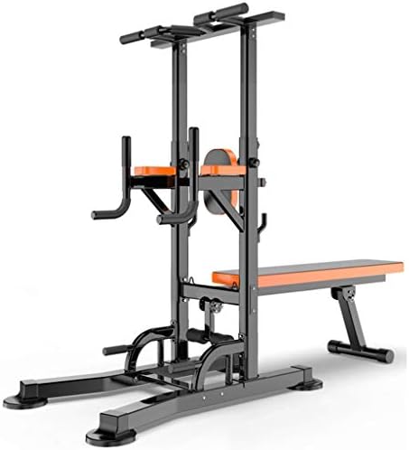 DXIN Home Gym Dip Station,Fitness Bar for Strength Training,Adjustable Pull Up Station Push Up Equipment of Exercise Load 300KG,Push Up Abdominal Exercise (Color : Black, Size : 85130165cm)