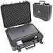 Casematix Portable Printer Carry Case Compatible with HP Officejet 250 Wireless Mobile Printer, Ink Cartridges and Power Cable