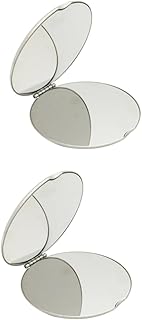 FRCOLOR 2 piezas de espejo de tocador de acer...
