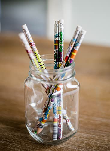 Lápices Grafito #2 Happy Birthday Set 24 pcs miniatura 3
