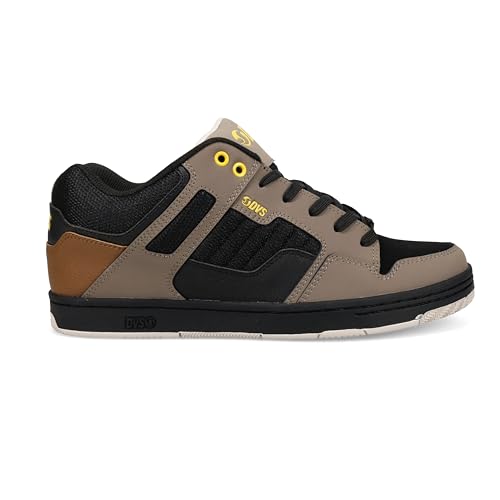 DVS Mens Enduro 125 Skate Shoe, Brindle/Black/Yellow-8.5M