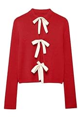 Red Cardigan Sweater
