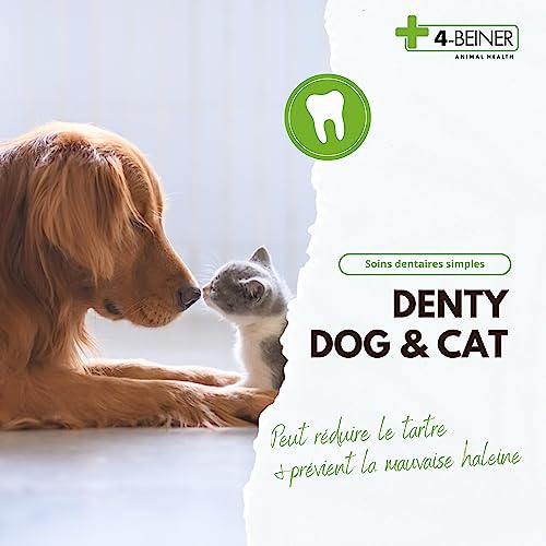 4-BEINER DENTY-Dog & Cat - Poudre de Soin Dentaire pour Chiens et Chats, pour l' hygiène bucco-Dentaire et Contre la Mauvaise haleine, 90 g de Poudre – Image 4