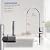 WEWE Drinking Water Faucet for Kitchen Sink, Kitchen Water Filter Faucet Stainless Steel for Reverse Osmosis or Water Filtration System Beverage Non-Air Gap RO Faucet Brushed Nickel Finish