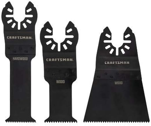 CRAFTSMAN Oscillating Tool Blades, 3Piece Cutting Set (CMAO202)