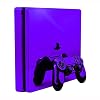 Purple Chrome Mirror - Vinyl Decal Modskin Kit - Compatible with Playstation 4 Slim Console PS4S