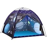 【Langlebiges und sicheres Material】 Der Stoff ist langlebig und feuerhemmend (HB). Zwei robuste und stoßfeste Zeltstützstangen bestehen aus strapazierfähigem PE-beschichtetem Glasfaserglas. Das Spielzeltgewebe für Kleinkinder besteht aus hochwertigem Polyestermaterial, das doppelt genäht ist, um ein Reißen zu verhindern verhindern Sie Insekten und Mücken. Eltern können die innere Situation rechtzeitig kennen. Es bietet Ihren Kindern einen bequemeren und sichereren Ort zum Spielen.