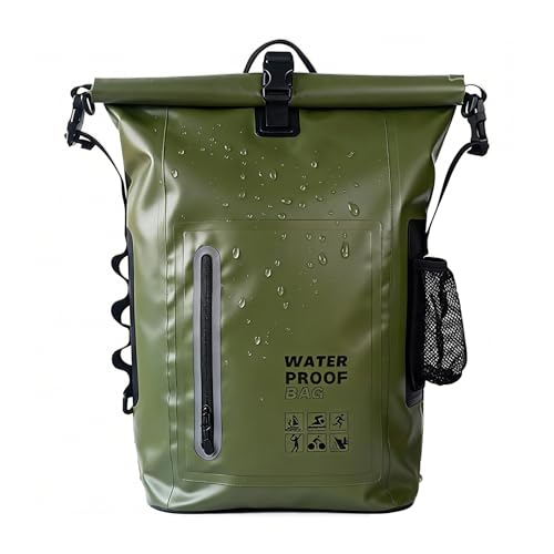 Image of Waterproof Dry Bag 25L Backpack for Kayaking Boating Paddle Boarding
