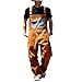 XYTHFZD Men's Bib Overalls Cargo Pants Relaxed Fit Overalls Workwear With Adjustable Straps Convenient Tool Pockets army en8 L
