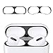 StyleDesign Staubschutz Sticker kompatibel mit Apple AirPods Pro - Metallstaub Schutz Aufkleber Skins in Schwarz