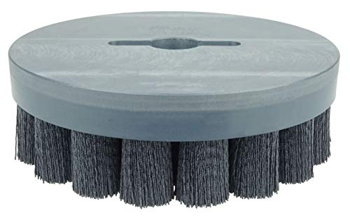 Image of Weiler 86142 8 inch Burr-Rx Shell-Mill Holder Disc Brush, .043 /120CG Crimped Fill, Made in the USA