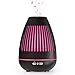ALIFOR Difusor de Aroma y Humidificador Ultrasónico 260ml, Difusor de Aceites Esenciales con 7-Color LED, 3 Ajuste de Tiempo para Bebes, Hogar, Dormitorio, Oficina, Yoga, SPA - Grano de Madera Oscura
