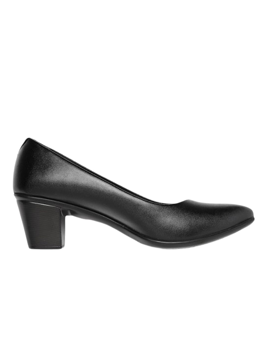 Women Slip-On Pumps with Block Heel