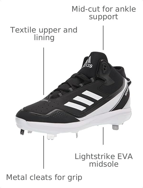 Image of adidas Men's Icon 7 Mid Baseball Shoes